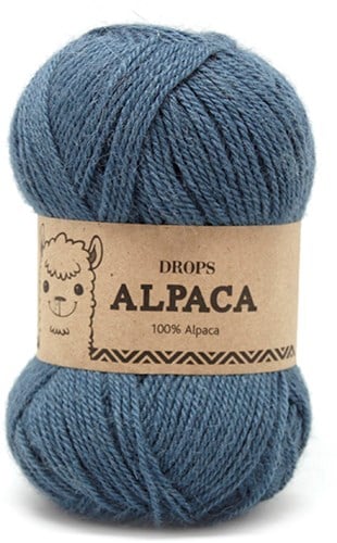 Drops Alpaca Uni Colour 6309 Jeansblauc