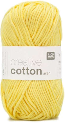 Rico Creative Cotton Aran 63 Hellgelb