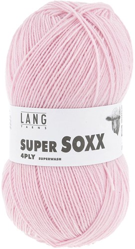 Lang Yarns Super Soxx 4-Fach 0009 Rosa