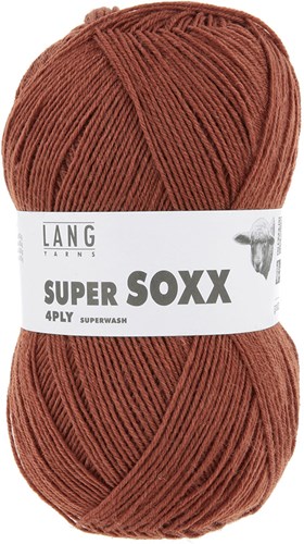 Lang Yarns Super Soxx 4-Fach 0015 Nougat