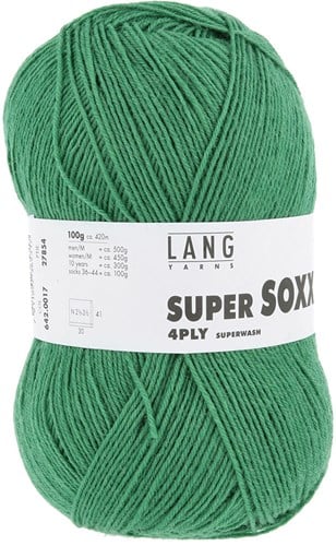 Lang Yarns Super Soxx 4-Fach 0017 Green-2
