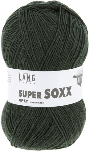 Lang Yarns Super Soxx 4-Fach 0018 Dunkelgrün