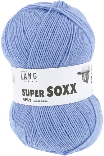 Lang Yarns Super Soxx 4-Fach 0021 Himmelblau