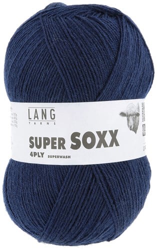 Lang Yarns Super Soxx 4-Fach 0025 Navy