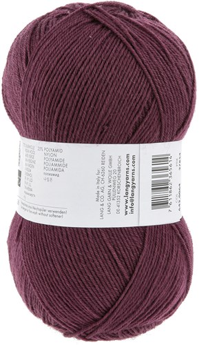 Lang Yarns Super Soxx 4-Fach 0064 Bordeaux-2