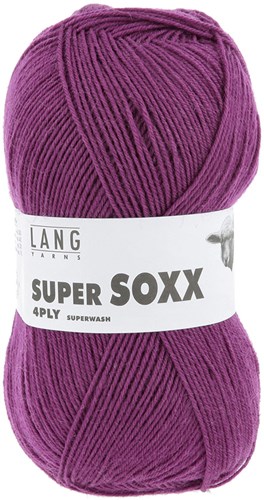 Lang Yarns Super Soxx 4-Fach 0080 Pflauma