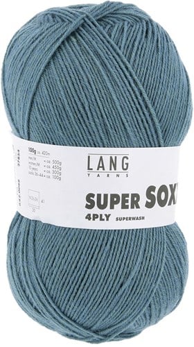 Lang Yarns Super Soxx 4-Fach 0088 Petrol-2