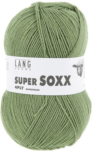 Lang Yarns Super Soxx 4-Fach 0098 Olive