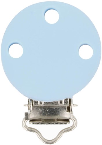 Opry Silikon Schnullerclip Baby Blau 29,5x42,7mm