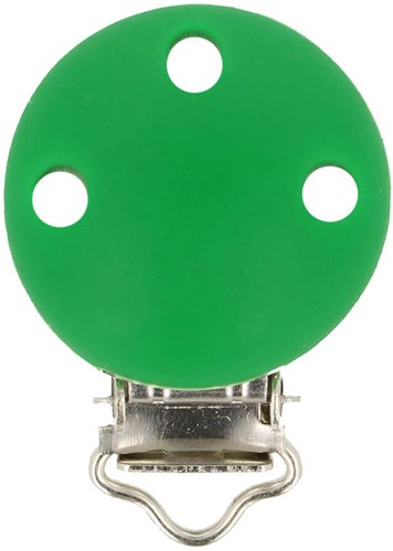 Opry Silikon Schnullerclip Grün 29,5x42,7mm