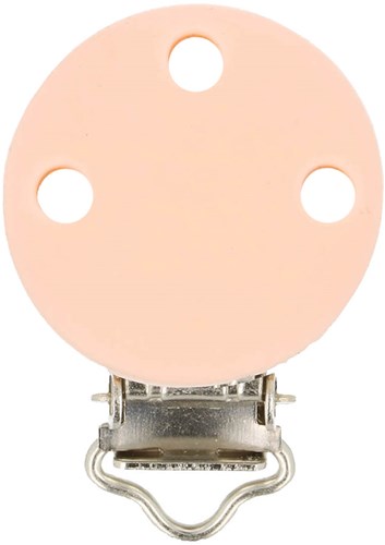 Opry Silikon Schnullerclip Hell Rosa 29,5x42,7mm