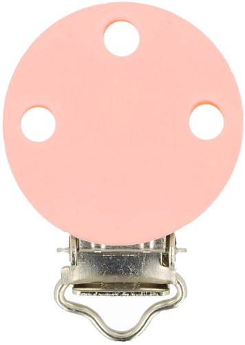 Opry Silikon Schnullerclip Baby Rosa 29,5x42,7mm