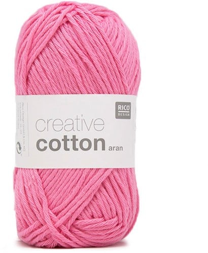 Rico Creative Cotton Aran 64 Bonbonrosa