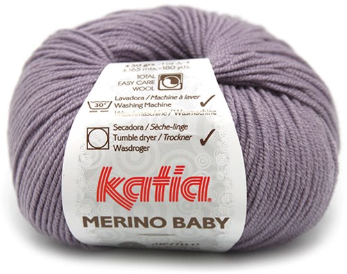 Katia Merino Baby 065 Dunkelmauve