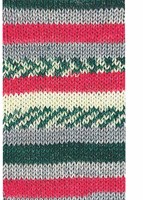Lana Grossa Meilenweit 100 Merino Christmas Lurex 6765-3