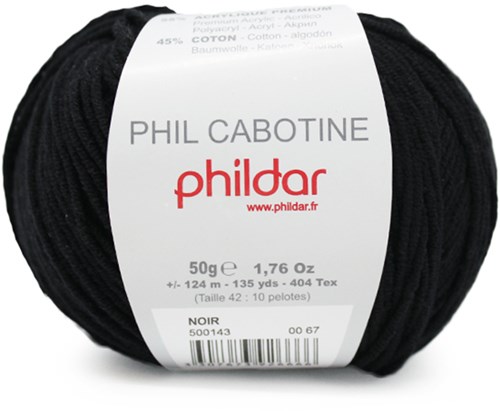 Phildar Phil Cabotine 1200 Noir