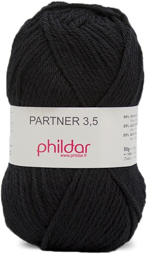 Phildar Partner 3.5 1200 Noir