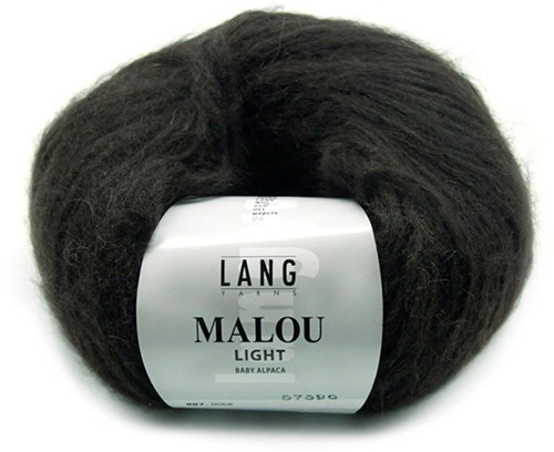 Lang Yarns Malou Light 68 Dark Brown