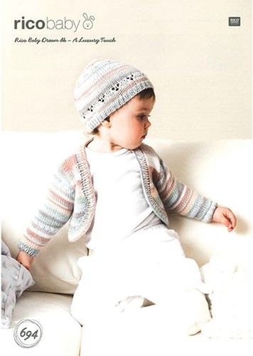 Rico Flyer Baby Dream DK Baby Bolero und Mütze