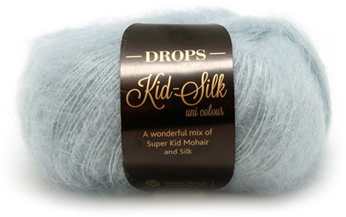 Drops Kid-Silk Uni Colour 006 Blauer Nebel