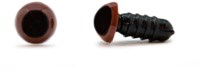 Sicherheitsaugen Braun 6mm 2 Stück