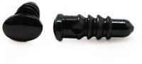 Sicherheitsaugen Oval Schwarz 5 Paar 6mm