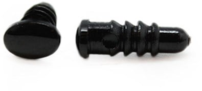 Sicherheitsaugen Oval Schwarz 5 Paar 6mm