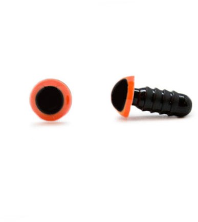 Sicherheitsaugen Orange 6mm 2 Stück
