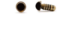 Sicherheitsaugen Gold 6mm 2 Stück