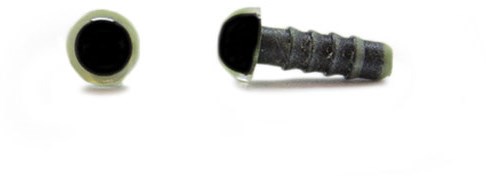 Sicherheitsaugen Olivgrün 6mm pro Paar