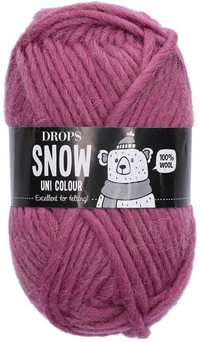 Drops Snow Uni Colour 009 Hell Burgunder