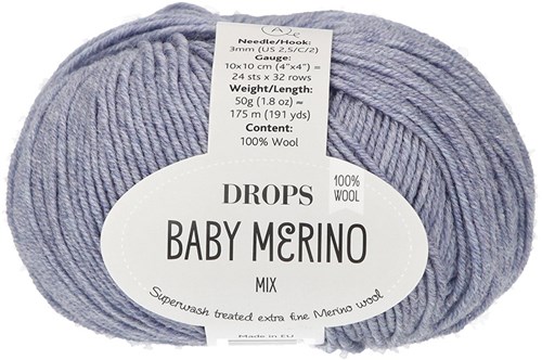Drops Baby Merino Mix 037 Hell Lavendel