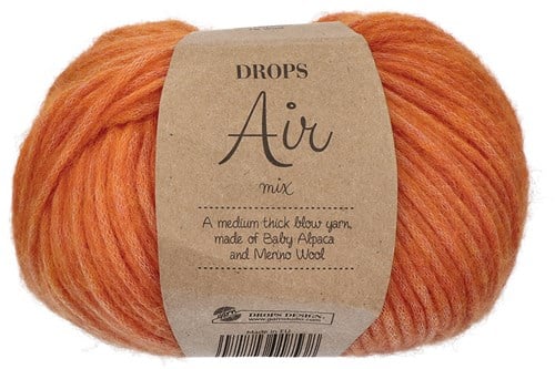 Drops Air Mix 038 Elektrisches Orange