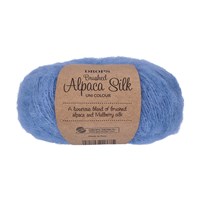 Drops Brushed Alpaca Silk Uni Colour 028 Pazifikblau