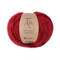 Drops Air Uni Colour 44 Karminrot