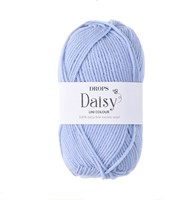 Drops Daisy Uni Colour 010 Hellblau