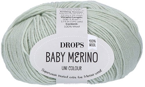Drops Baby Merino Uni Colour 058 Pistazieneis