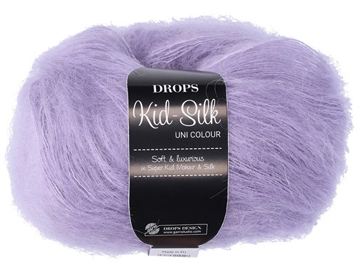 Drops Kid-Silk Uni Colour 055 Lila Nebel