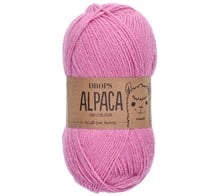Drops Alpaca Uni Colour 9034 Rosenblüte