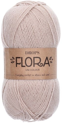 Drops Flora Uni Colour 31 Sand