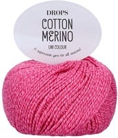 Drops Cotton Merino Uni 36 Himbeersorbet