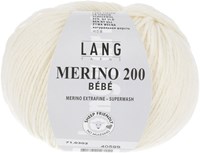 Lang Yarns Merino 200 Bebe 0302 Ecru