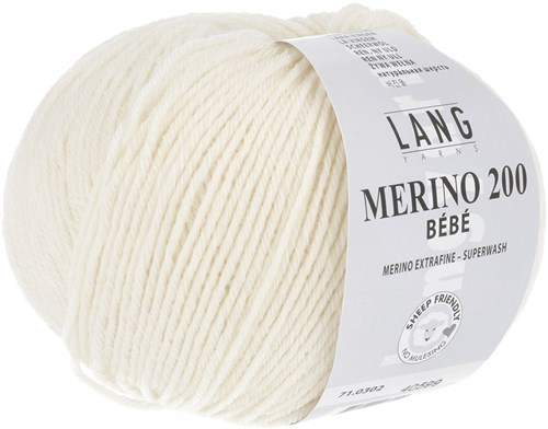 Lang Yarns Merino 200 Bebe 0302 Ecru-2