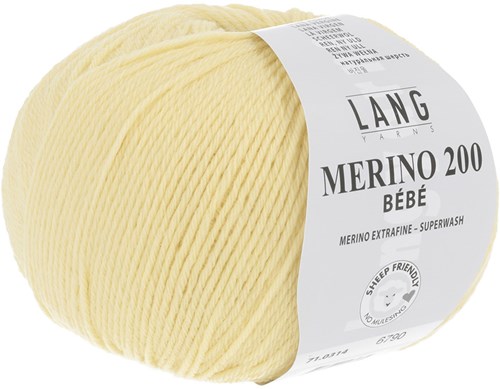 Lang Yarns Merino 200 Bebe 0314 Gelb-2