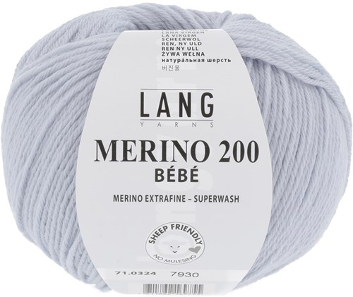 Lang Yarns Merino 200 Bebe 0324 Perlgrau