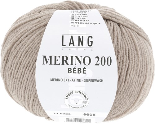 Lang Yarns Merino 200 Bebe 326 Beige