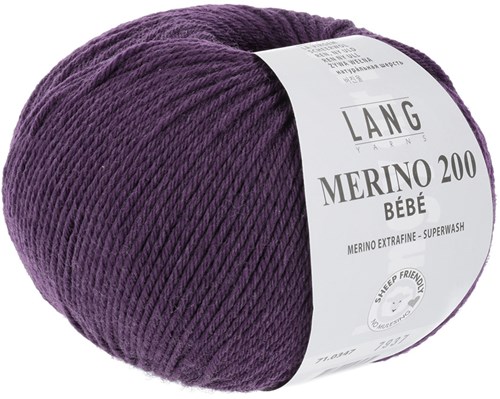 Lang Yarns Merino 200 Bebe 0347 Violett-2