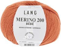 Lang Yarns Merino 200 Bebe 0359 Orange