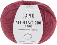Lang Yarns Merino 200 Bebe 0362 Weinrot