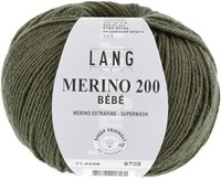 Lang Yarns Merino 200 Bebe 0398 Oliv